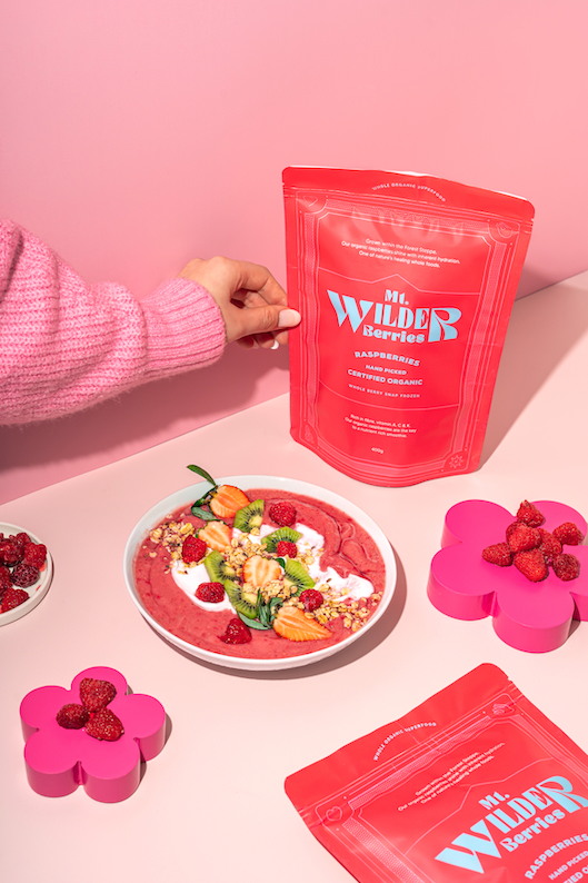 Bulk Certified Organic Frozen Raspberries 4.8KGS