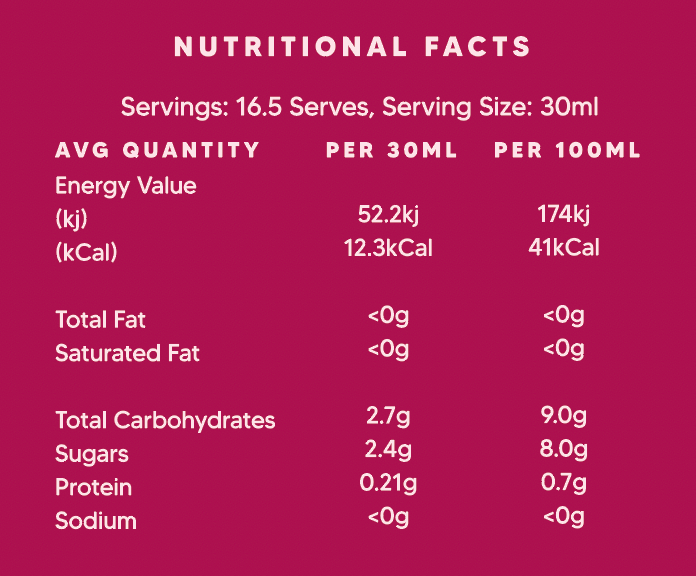 Certified Organic Tart Cherry Juice - 500mL