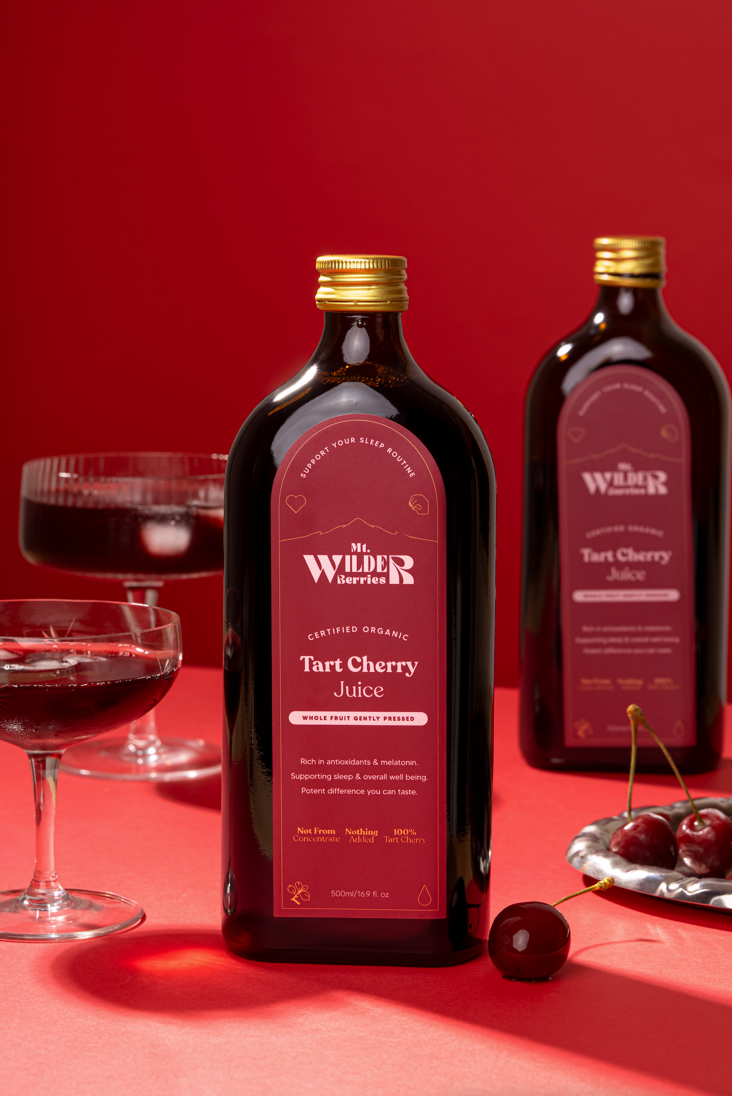 Certified Organic Tart Cherry Juice - 500mL