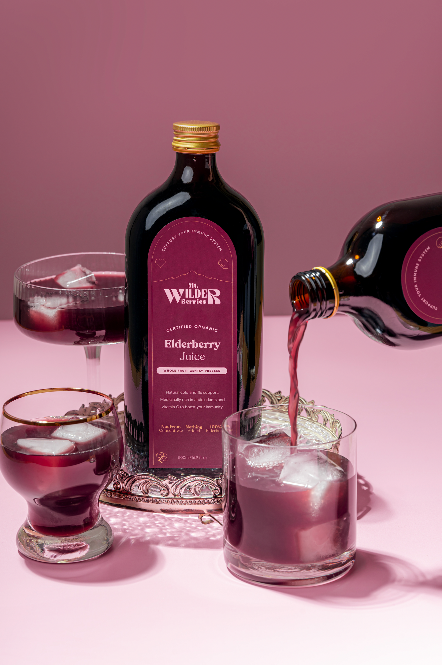 Certified Organic Elderberry Juice - 500ml