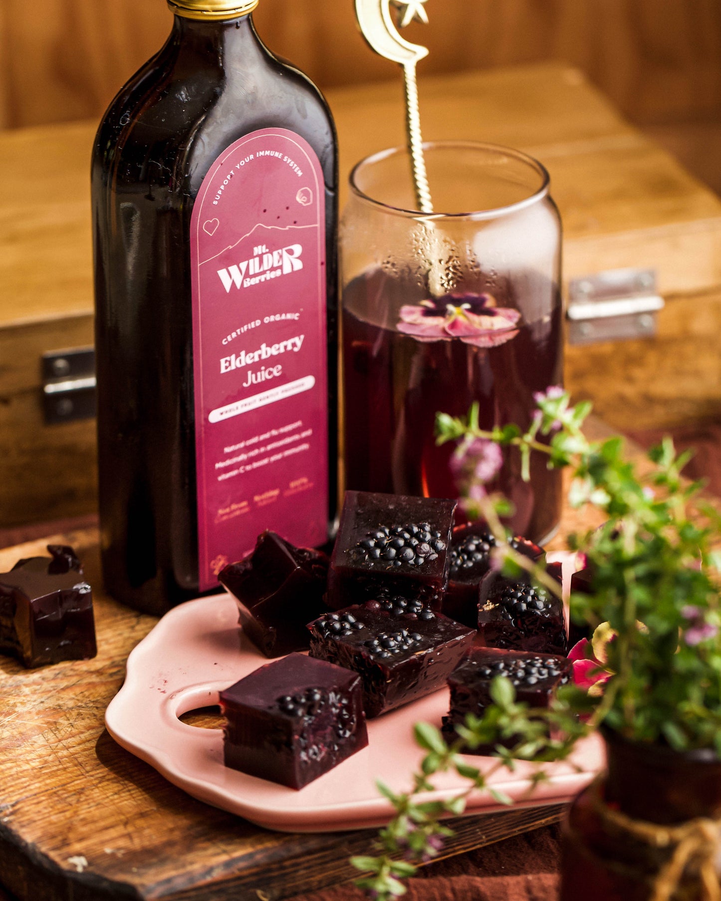 Certified Organic Elderberry Juice - 500ml