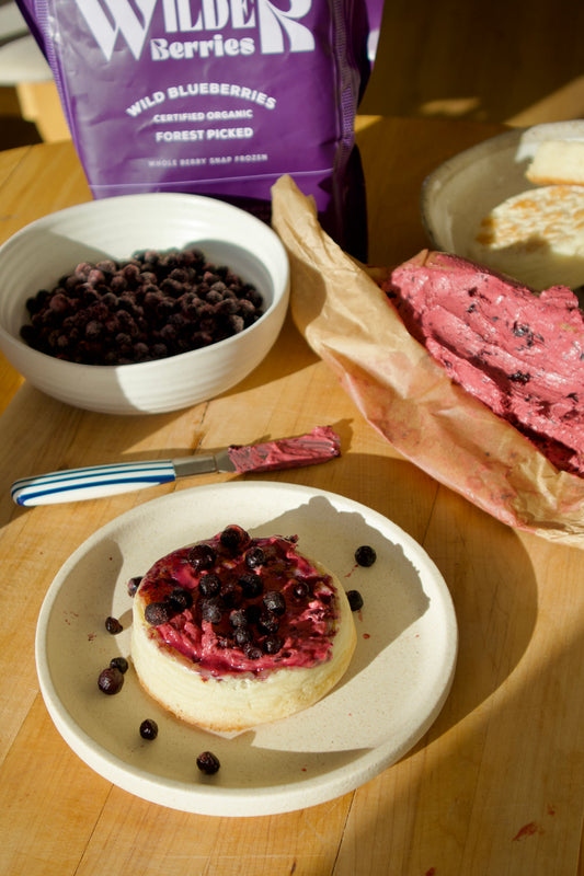Whipped Wild Blueberry Butter