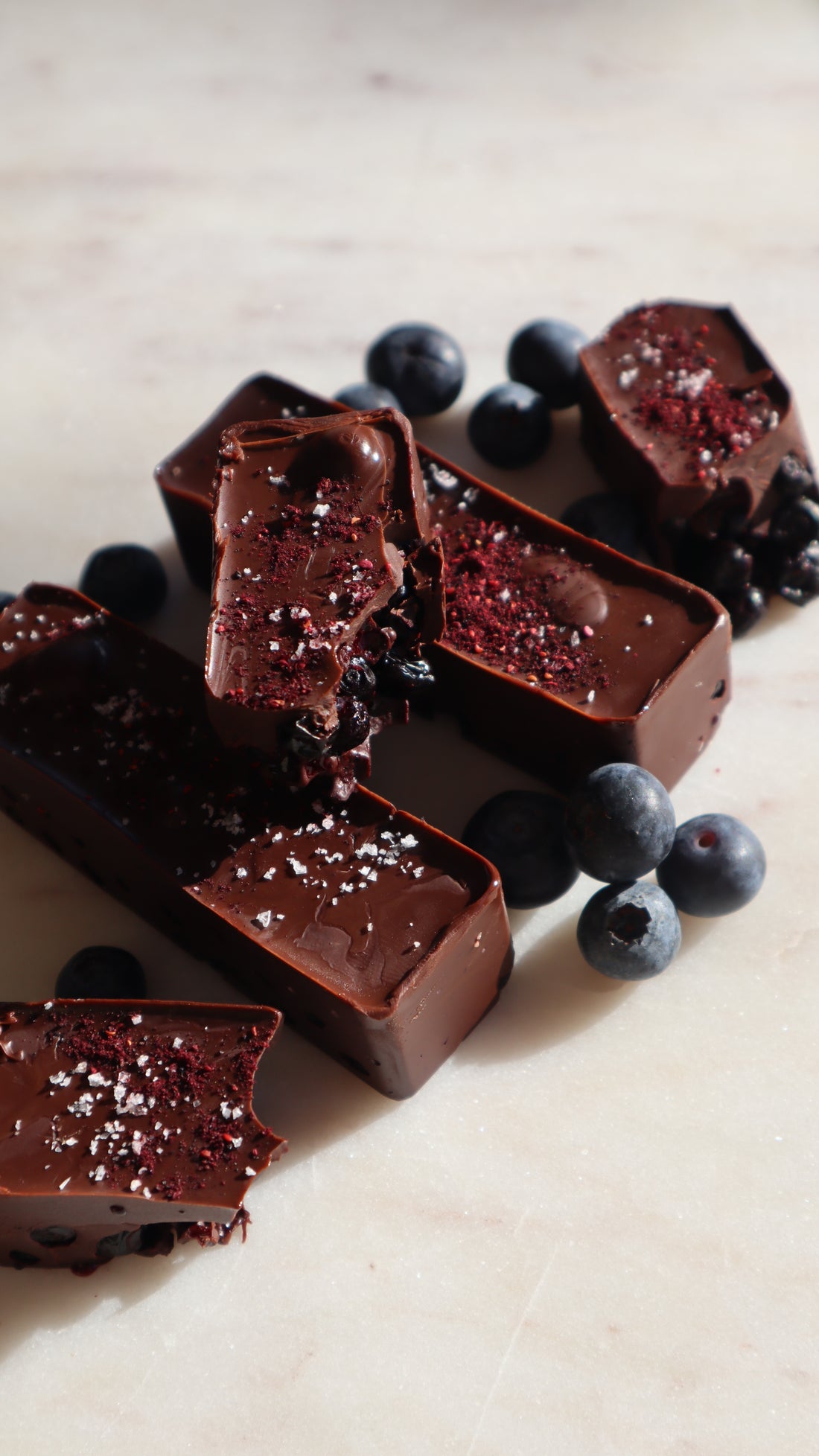 Wild Blueberry Chocolate Bars