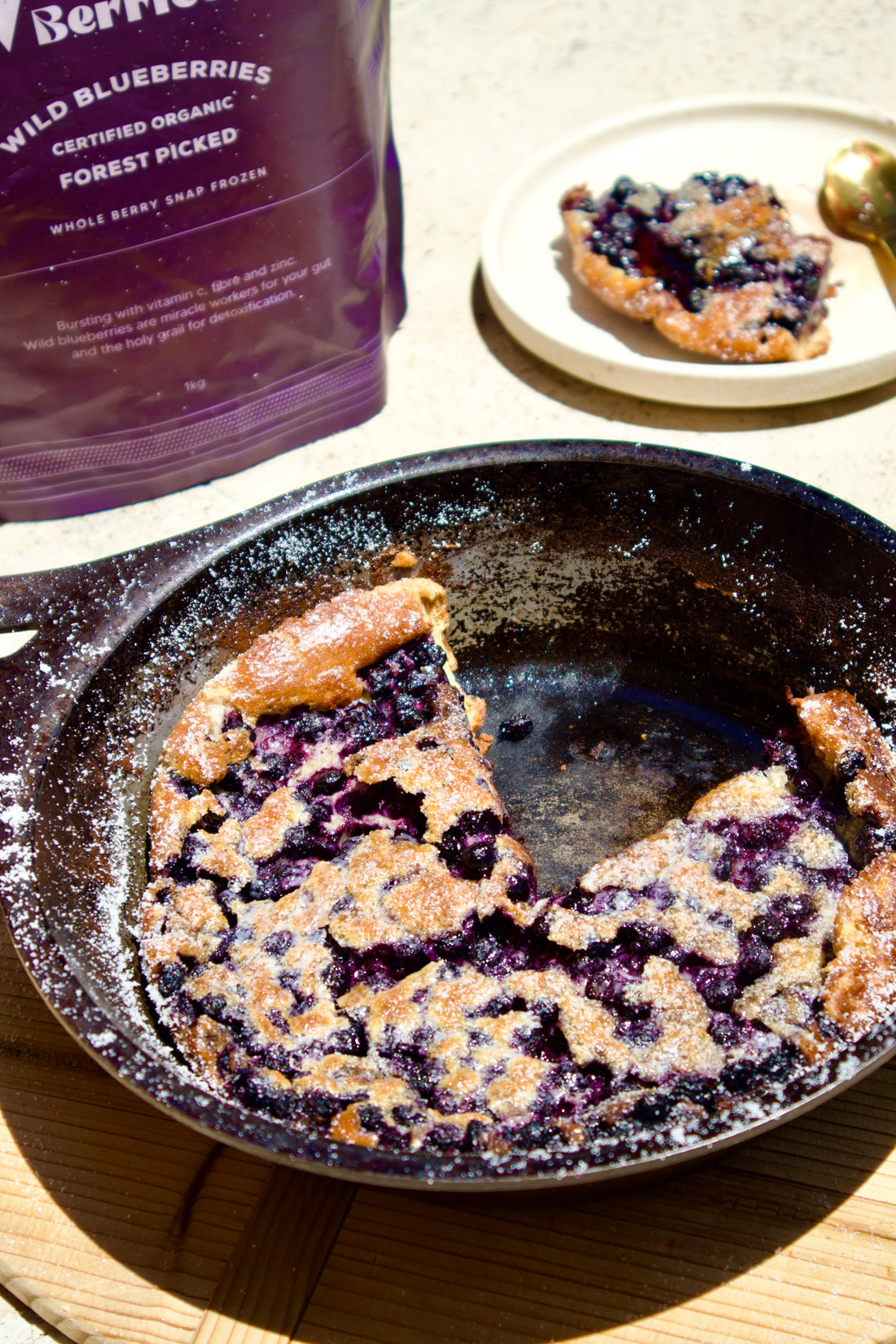 Wild Blueberry Dutch Baby