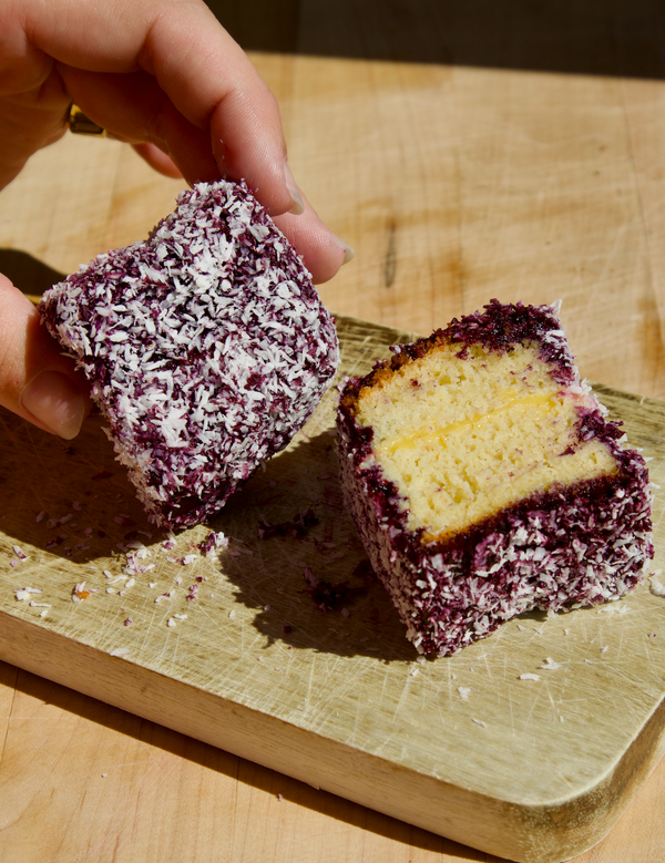 Blueberry & Lemon Lamingtons (GF)