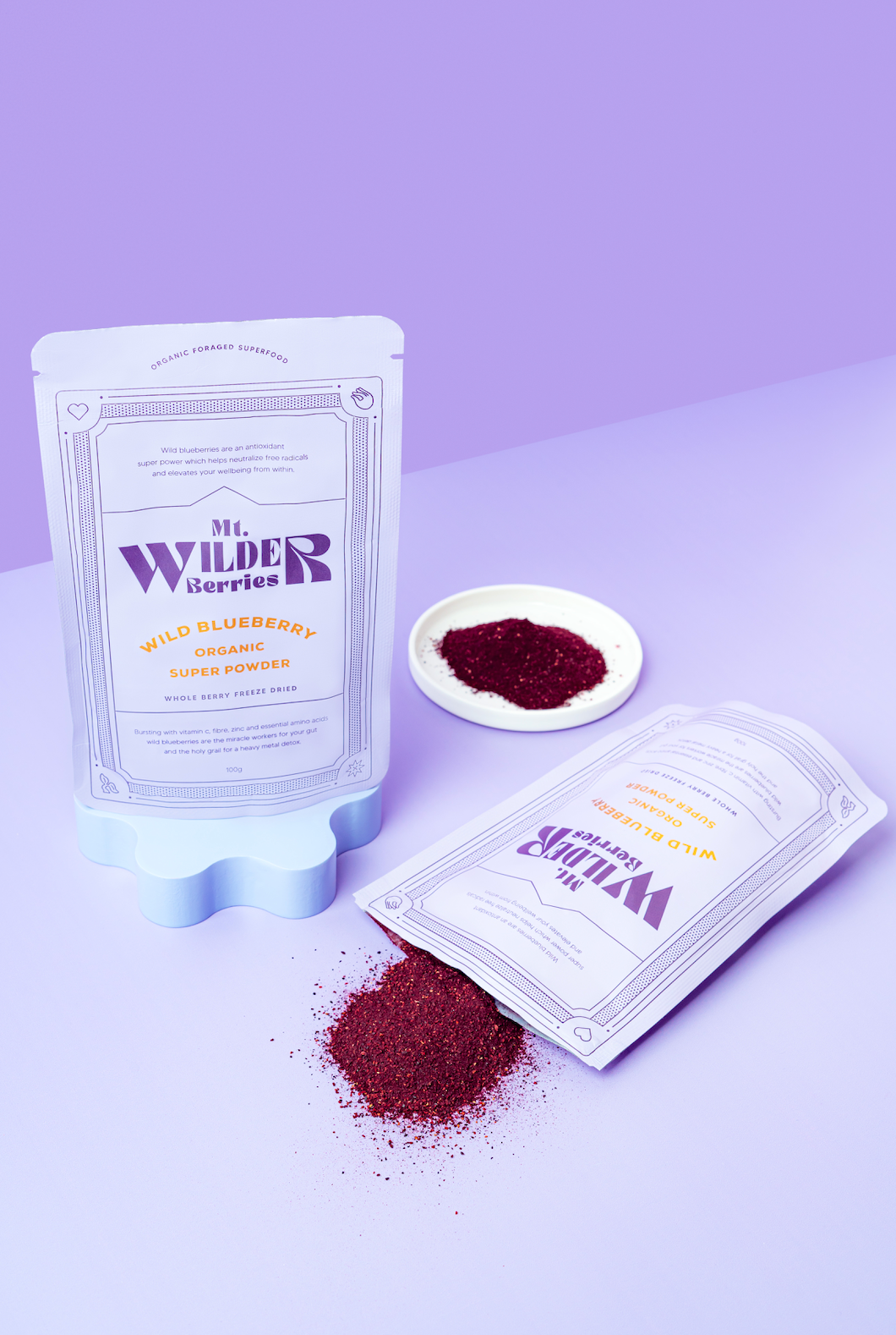 Berry Powder Man Certified Organic Wild Blueberry Powder 100g | Swedish Berries, Powder ...