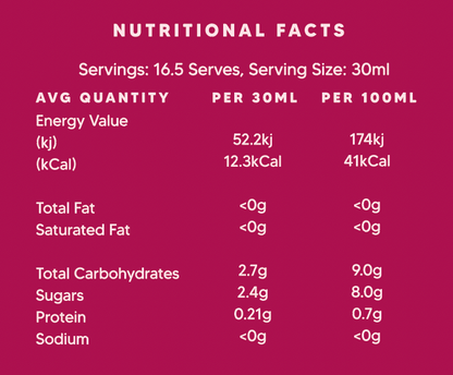 Certified Organic Tart Cherry Juice - 500mL