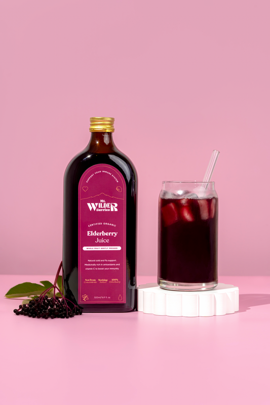 Certified Organic Elderberry Juice - 500ml