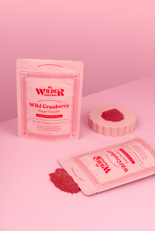 Certified Organic Wild Cranberry Super Powder - 100g