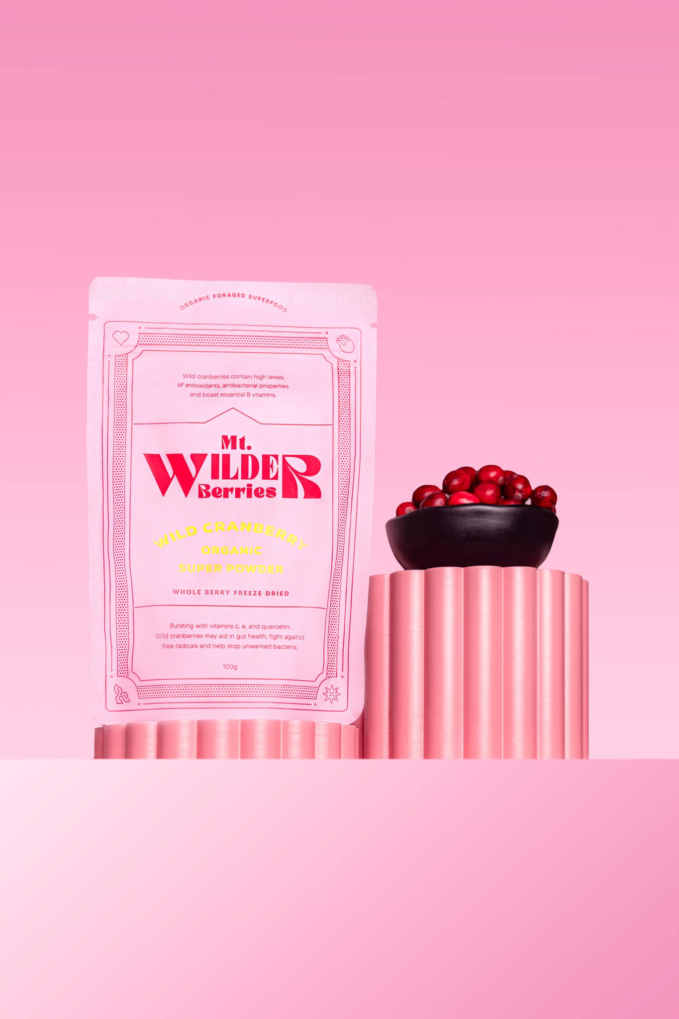 Certified Organic Wild Cranberry Super Powder 100g